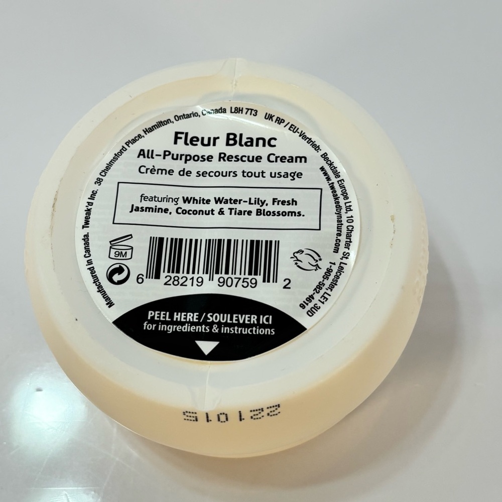 TWEAK’D BY NATURE-Fleur Blanc  Scented 5 in 1 All-Purpose Rescue Cream - Picture 7 of 8